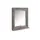 Massivmoebel24 Badspiegel Akazie 70x12x78 grau lackiert PURE ACACIA #603