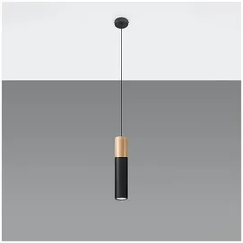 Sollux Pablo 1-flg. 40 W 10 cm rund schwarz