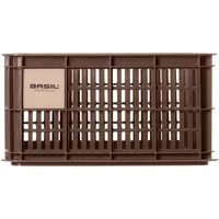 Basil Front Basket Crate S Plastic, Kapazität: 17,5 l U.a. passend für V.R.-Transportträger, geeignet für MIK, Racktime, I-Rack