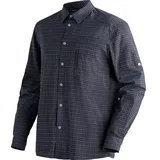 Maier Sports Mats Long Sleeve grey check, 48
