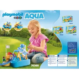 Playmobil 1.2.3 Wasserrad mit Karussell 70268