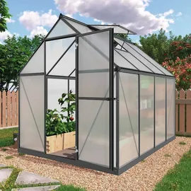 Floraworld Grow III Alu Grün Blankglas 4 mm 4,4 m2