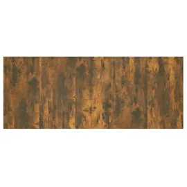 vidaXL Kopfteil mit Nachttischen Räuchereiche Holzwerkstoff