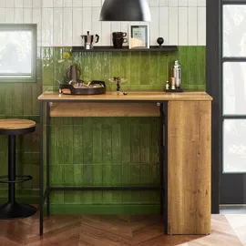 SoBuy Bartisch 120 x 65 x 95 cm Braun