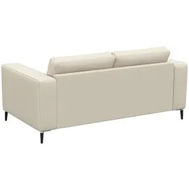 flexlux Couch Kaltschaum 2-Sitzer Weiß