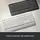 Logitech Signature K650, Volle Größe (100%), Kabellos, Bluetooth, Membran Key Switch, QWERTY, Graphi - Grau