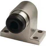 Schnegel Türstopper 001/589/1 H.75mm Alu.silberf.einbrennlackiert Dübelmontage