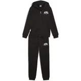 Puma SQUAD Full-Zip Sweat Suit FL B, Jungen Trainingsanzug PUMA Black,