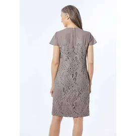 GOLDNER Abendkleid Spitzenkleid Braun 46