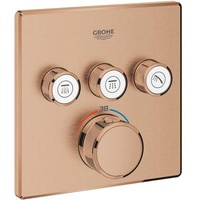 GROHE Grohtherm SmartControl Thermostat mit 3 Ventilen warm sunset