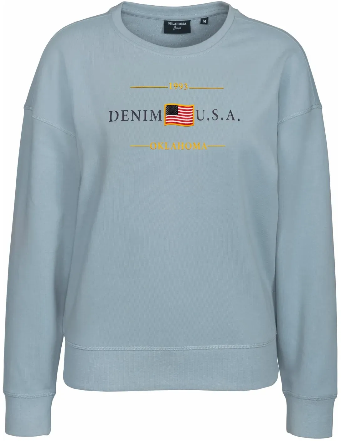 OKLAHOMA Jeans Sweatshirt ashley blue XL