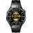 46 mm Fluorelastomer-Armband schwarz