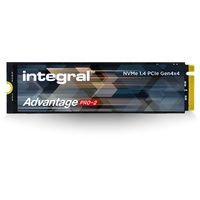 Integral 2TB Advantage Pro-2 M.2 2280 PCIe Gen4 X4 NVMe 1.4 SSD - Up to 7300MB/s Read & 6400MB/s Write - Gaming, Video & Photo Editing, Design, 3D Rendering and More – Internal Gen4 Solid State Drive