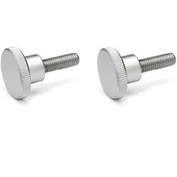 Ganter Normelemente Rändelschrauben M6 20 mm 2 Stück