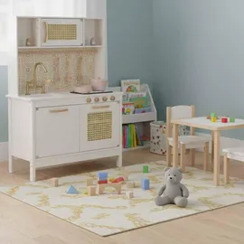 AGA Kinder-Retro-Holzküche aus MDF mit BOHO-Zubehör
