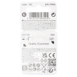 Varta Hörgerätebatterie 675 640 mAh 6 St.