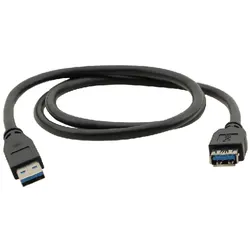 Kramer Electronics USB-A (M) to USB-A (F) 3.0, 3m, 3 m, USB A, USB A, USB 3.2 Ge