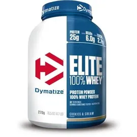 Dymatize Elite 100% Whey Cookies & Cream Pulver 2170 g