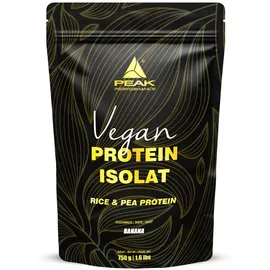 Peak Performance Vegan Protein Isolate Banane Pulver 750 g
