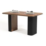 Holztisch Esszimmertisch Esstisch 140 cm Tisch Holz Braun Esszimmer - Braun