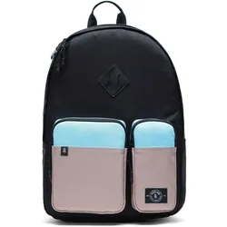 Academy Unisex Rucksack, schwarz/beige/hellblau (mod)