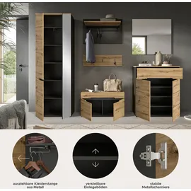 INOSIGN Rehat Garderobenkombination 255 x 0 x 0 grau