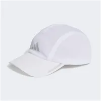 adidas Running AEROREADY Four-Panel Mesh Kappe White / Reflective Silver L/XL