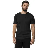 Jack Wolfskin Tech Kurzarm-t-shirt - Black - XL