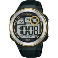 Lorus Herren Digital Quarz Uhr mit Silikon Armband R2379NX9