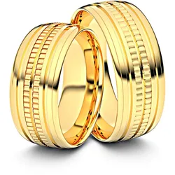 Trauringe Fellbach 585er Gelbgold - 9075