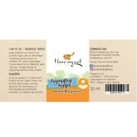I LOVE MY CAT Augenpflege Tropfen 30 ml