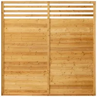 Home Deluxe Holz-Sichtschutzzaun Soma 1 Element Natur