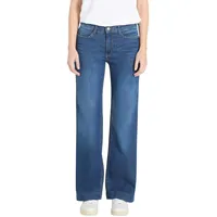 MAC Wide Leg Jeans in Fashion-Blue mit Bügelfalte-D40 /