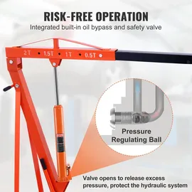 Vevor Wagenheber Stahl 4 t orange