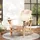 Outsunny Gartenstuhl 97 x 72 x 93 cm natur