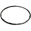 Unisex – Erwachsene Hula Hoop. 1,5 kg, Black/Grey, one Size