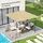 Outsunny Ersatzdach für Pavillon 3 x 3 m 298 x 1 x 298 cm Beige