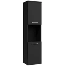 Badplaats Montreal Badezimmerschrank 30 x 131 x 30 cm Grün/Schwarz Matt