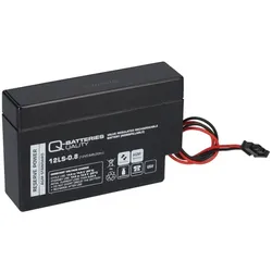 Q-Batteries 12LS-0.8 12V 0,8Ah AGM Blei-Vlies Akku Heim & Haus