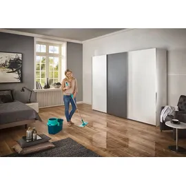 Leifheit 2er Set Wischbezug CLEAN TWIST M super soft 33 cm für Parkett, | Holzböden