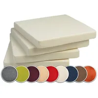 Sunnypillow 4er Set Stuhlkissen mit Bindebänder - 40 x