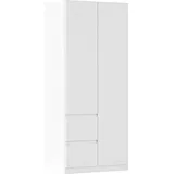 Rauch Drehtürenschrank MAINZ 91 x 210 x 54 cm Weiß