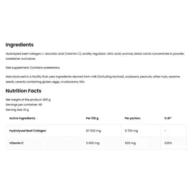 Ostrovit Kollagen + Vitamin C Pulver 400 g
