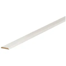 Kosche | Abdeckleiste | MDF 5 x 30 x 2600 mm Weiß | Sockelleiste | Fußleiste | Hochwertig | Robust | 2.6 Meter