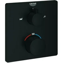 Grohe Fertigmontageset Grohtherm UP-WA-THM m 2-W.-Umstg., eck., ma bla