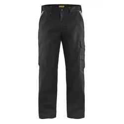 Arbeitsbundhose Industrie "1404" - D25 - schwarz/grau