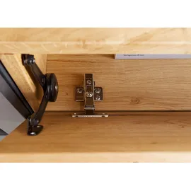 Massivmoebel24 Kitzbühel Lowboard 220x52x52 cm Natur Geölt/Lackiert Holz