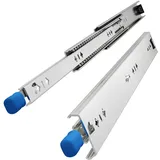 VADANIA Schubladenschienen mit Schloss 400mm, 120kg Tragfähigkeit Schwerlast Vollauszug-Kugellager Seitenmontage #VD2053, 1 Paar