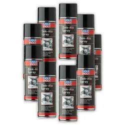 9x 400ml LIQUI MOLY 1640 Reiniger Zink-Alu Spray Korrosion Rostschutz Spraydose