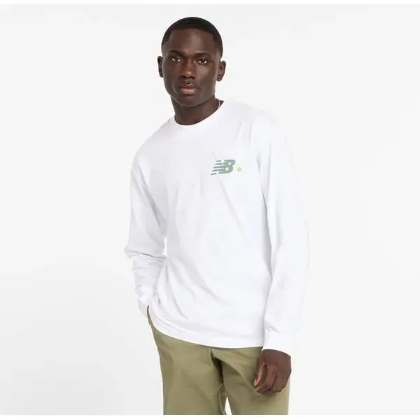 NEW BALANCE Herren Kapuzensweat New Balance, WHITE  (MT43576WT), M